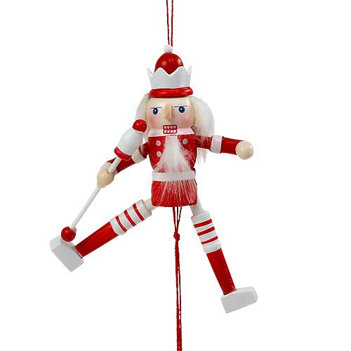 Floristik24 Nutcracker figurine red, white 12,5cm