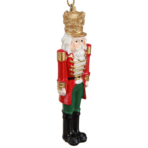 Product Nutcracker Christmas decoration red green gold H10cm 4 pcs