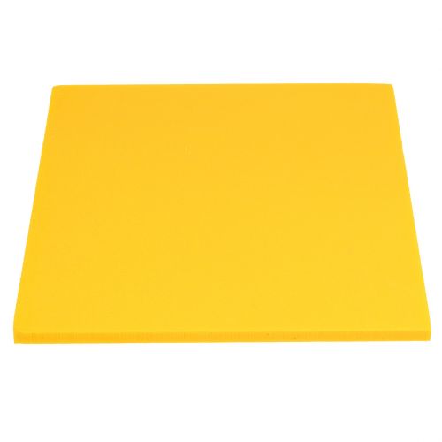 Floristik24 Floral foam designer panels, yellow 34.5cm × 34.5cm, 3pcs