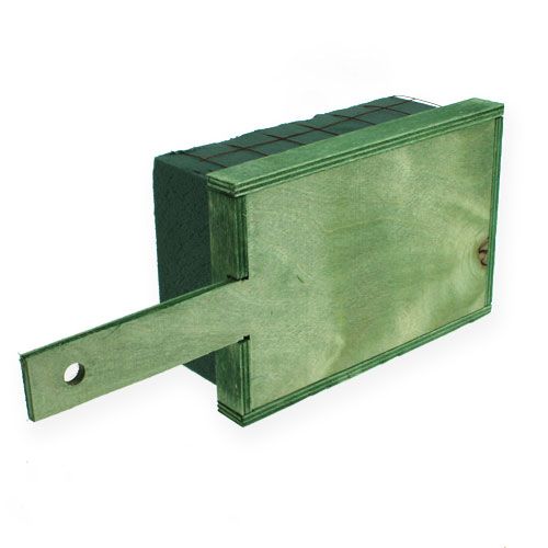 Floral Foam Brick Green Metal Wood 4pcs Arrangement Pad