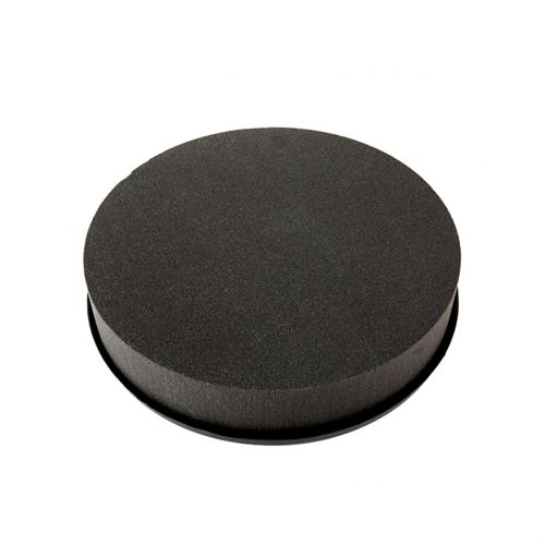 Floristik24 Floral foam cylinder plug size black Ø15cm H5cm 2pcs