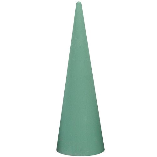 Floristik24 Floral Foam Cone Green H60cm Ø18cm 1pc