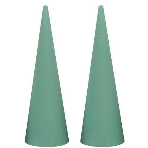 Floristik24 Floral foam in cone shape H50cm Ø15cm 2pcs