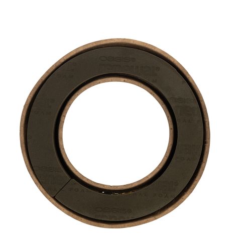 OASIS® Renewal® Floral Foam Biolit® Ring with Tray, 31 cm, Black, Pack of 2 buy online | Floristik24.co.uk