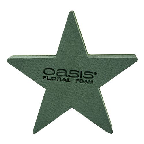 Floristik24 Wet floral foam star for arrangements 25 x 25 x 4.5 cm