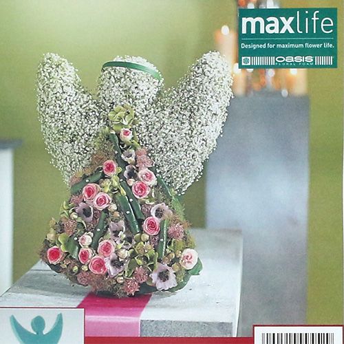 Product Floral foam angel with standee floral foam 45cm x 34cm