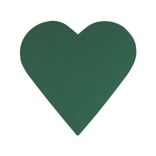 Product Floral Foam Heart Floral Material Green 31cm × 29cm 2pcs