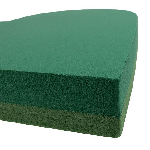 Product Floral foam heart 3D foam green 38cm x 37cm x 8cm 2 pieces