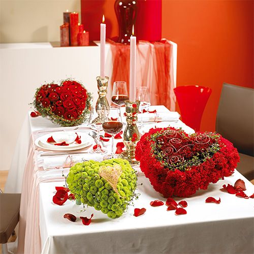 Product Floral Foam Heart Floral Foam Green 53cm 2 Pcs Wedding Decoration