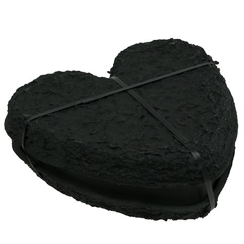 Product Floral foam heart black 33cm 2 pcs wedding decoration