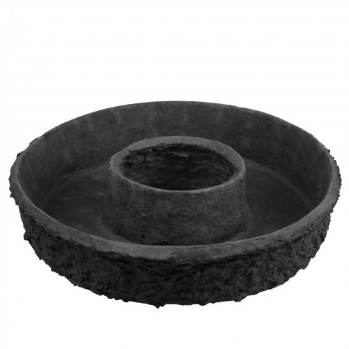 Floristik24 Oasis Black Biolit Plant Ring Black Plant Bowl Ø35cm