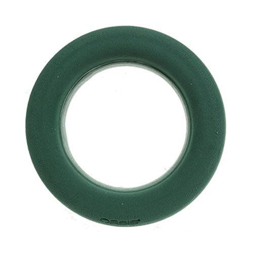 Floristik24 Floral Foam Ring Green Ø30cm 4pcs