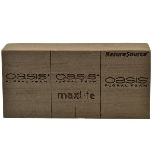 Product Oasis NatureSource Maxlife Floral Foam Brick Brown 23×11×7.5cm 1pc
