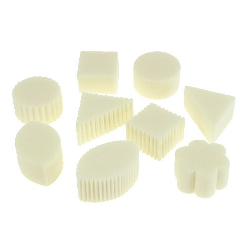 Floristik24 Floral foam canapes white 4cm-7cm 45p