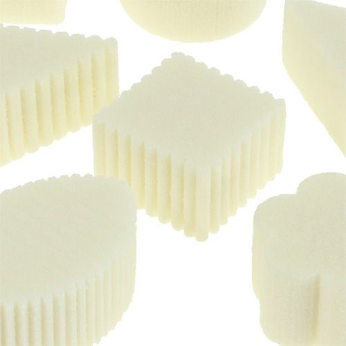 Floristik24 Floral foam canapes white 4cm-7cm 45p