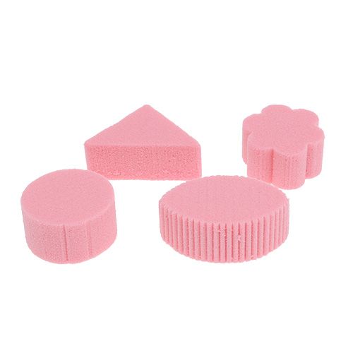 Floristik24 Floral foam canapes pink 5cm 45p