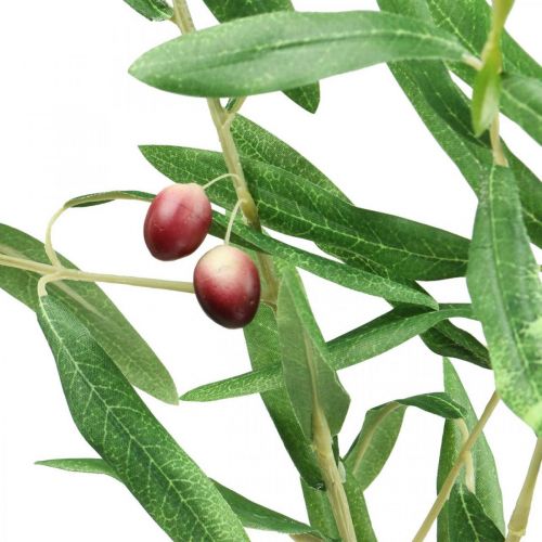 Product Artificial olive branch decorative branch with olives 100cm