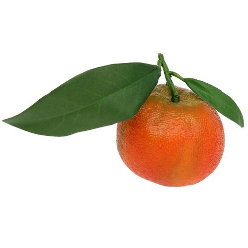 Floristik24 Orange with leaf 7cm 4pcs