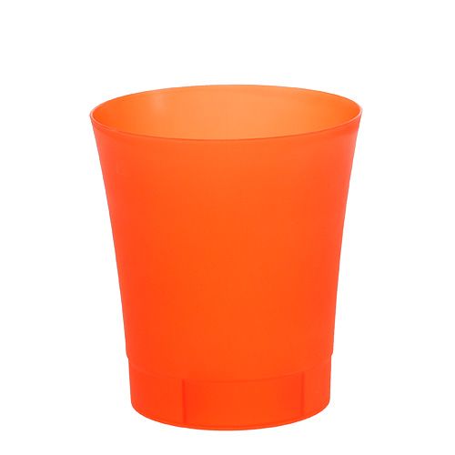 Floristik24 Orchid pot plastic orange Ø12.5cm H14cm, 1pc