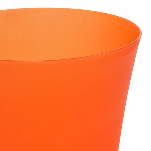 Floristik24 Orchid pot plastic orange Ø12.5cm H14cm, 1pc