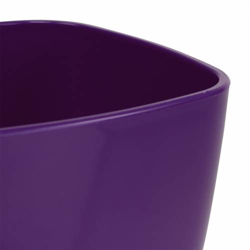 Orchid pot, glossy, Ø12.5cm, violet | Floristik24.co.uk