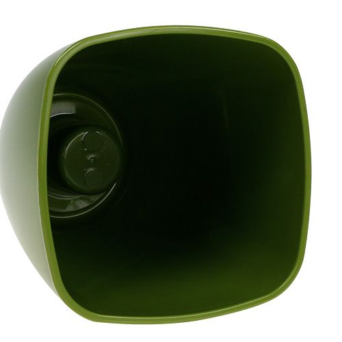 Product Orchid pot glossy Ø12.5cm olive green 1 pc