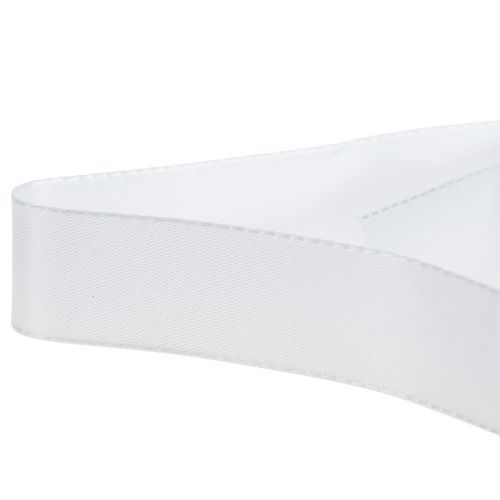 Product Decorative ribbon gift ribbon white ribbon selvedge 25mm 3m 10pcs