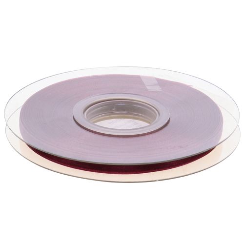 Floristik24 Organza ribbon Bordeaux nylon ribbon 6mm 50m