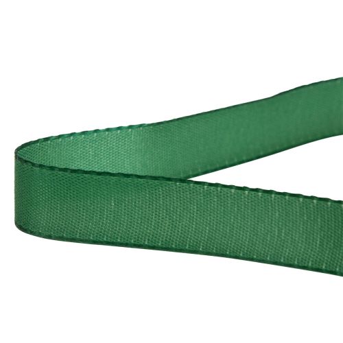 Product Decorative ribbon green gift ribbon selvedge dark green 15mm 3m