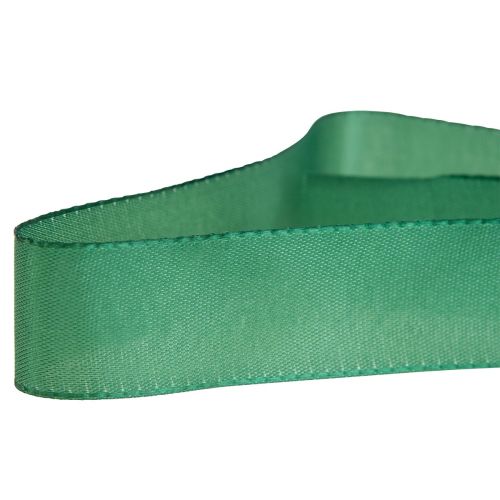 Product Decorative ribbon green gift ribbon selvedge dark green 25mm 3m