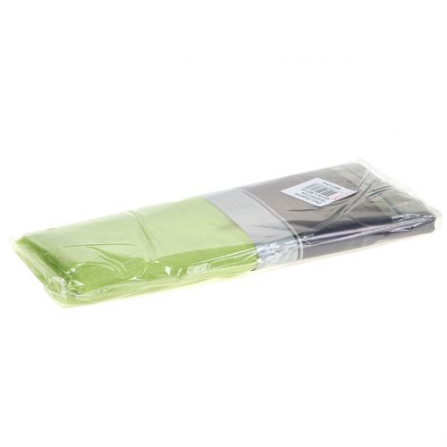 Floristik24 Decoration fabric organza green 150cm x 300cm
