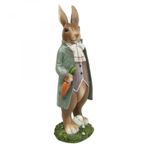 Floristik24 Easter decorations deco rabbits Easter bunny figure pair of rabbits H34cm 2pcs
