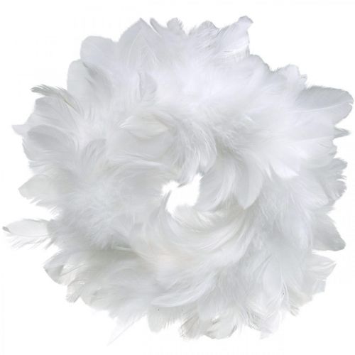 Floristik24 Easter decoration spring wreath white Ø16cm spring decoration