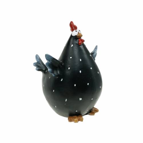 Floristik24 Easter decoration chicken, funny chicken, table decoration for spring, Easter chicken 13cm