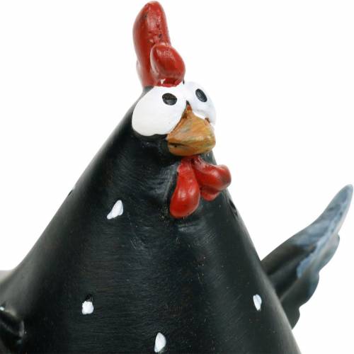 Floristik24 Easter decoration chicken, funny chicken, table decoration for spring, Easter chicken 13cm
