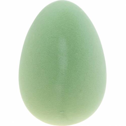 Floristik24 Easter egg pastel green H25cm Easter decoration flocked decoration egg