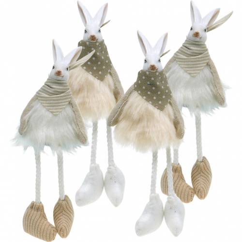 Floristik24 Easter bunny edge seat bunny 20cm figure Easter Easter decoration 4pcs