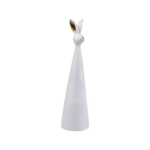 Product Easter bunny white gold Easter decoration bunny Ø7cm H27.5cm