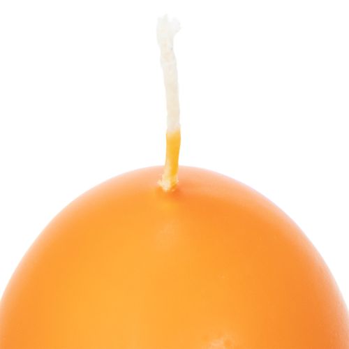 Product Egg-shaped candle for Easter decoration, perfect Easter atmosphere in the house, 9cm, 20h, 6 pieces