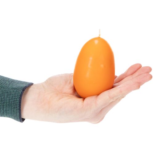 Product Egg-shaped candle for Easter decoration, perfect Easter atmosphere in the house, 9cm, 20h, 6 pieces