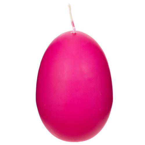 Egg candle for spring, ideal table decoration, Easter decoration and gift ideas, 9cm, 20h, 6 pieces