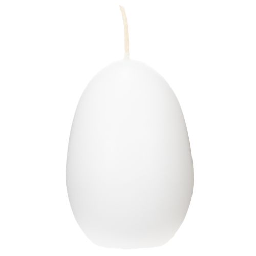 Product Easter candles, egg-shaped, special candles for Easter, white, 9cm, 6 pieces