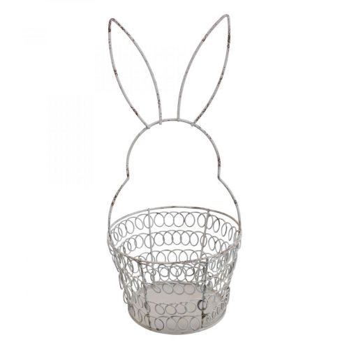 Product Easter basket wire basket Easter Bunny Shabby Ø12cm H26.5cm