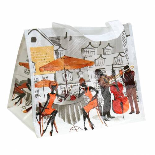 Floristik24 Shopping bag with handles Bella Vita plastic 32 × 21 × 26cm