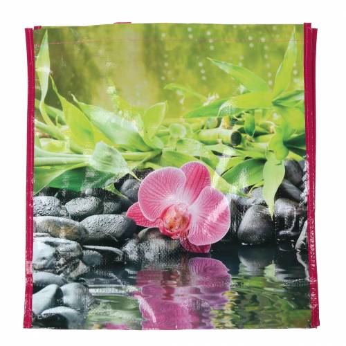 Product Shopping bag with handles Happiness plastic 38 × 10 × 40cm