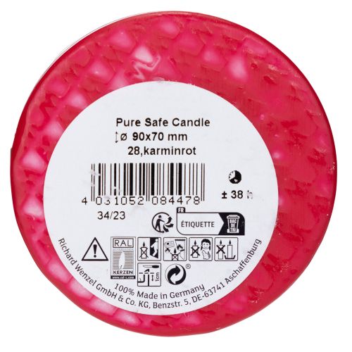 Product PURE natural wax candle for a relaxed living room atmosphere 9cm