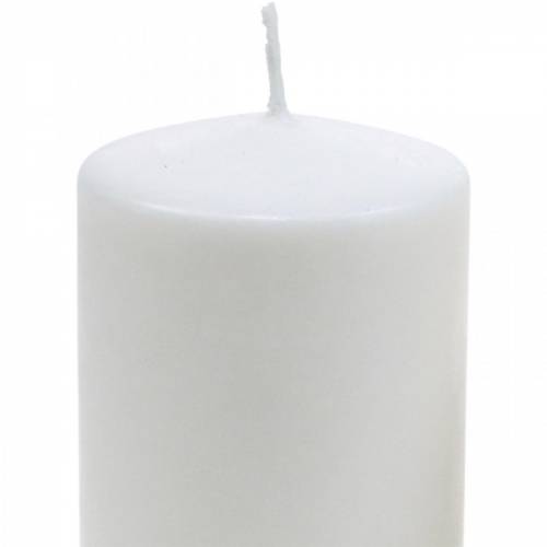 Floristik24 Pure pillar candle 130/60 natural wax candle sustainable stearin and rapeseed