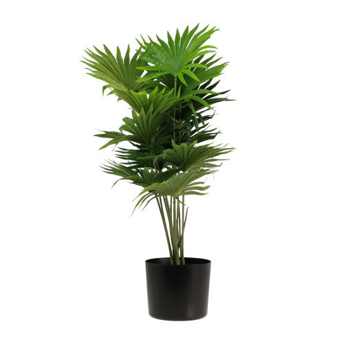 Palm decorative fan palm artificial plants pot green 80cm