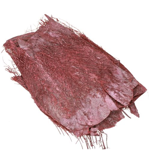 Product Palm fiber for crafts Bordeaux white washed 20-40cm 250g