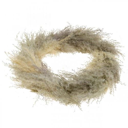 Product Pampas grass Door wreath Dried flower wreath Ø31cm